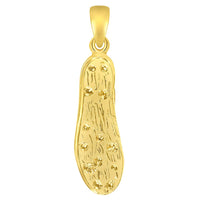 Load image into Gallery viewer, 14k Gold Shoe Football Sports Pendant Necklace
