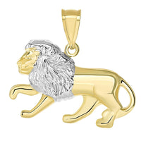 Load image into Gallery viewer, 14K Lion Pendant
