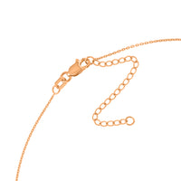 Load image into Gallery viewer, 14k Rose Gold EKG Heartbeat Wave Necklace
