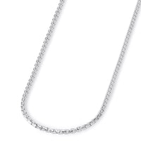 Load image into Gallery viewer, 14k White Gold 1.5mm Round Box Chain Necklace
