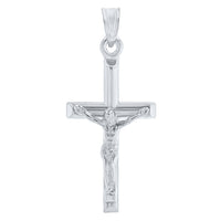 Load image into Gallery viewer, 14K White Gold Cross Crucifix Pendant
