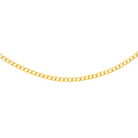Load image into Gallery viewer, 14k Yellow Gold 2mm Cuban Curb Chain Adjustable
