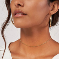 Load image into Gallery viewer, 14k Yellow Gold 2mm Cuban Curb Chain Adjustable
