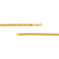 Load image into Gallery viewer, 14k Yellow Gold 2mm Franco Chain Necklace
