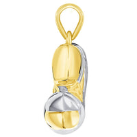 Load image into Gallery viewer, 14K Yellow Gold 3D Soccer Shoe &amp; Ball Pendant
