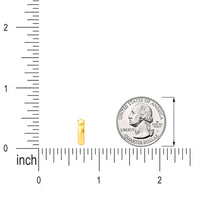 Load image into Gallery viewer, 14k Yellow Gold 3mm Plain Huggie Hoop Earrings
