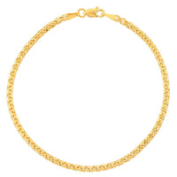 Load image into Gallery viewer, 14K Yellow Gold 3mm Round Box Chain Bracelet
