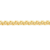 Load image into Gallery viewer, 14K Yellow Gold 3mm Round Box Chain Bracelet
