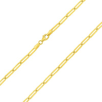 Load image into Gallery viewer, 14k Yellow Gold 4.5mm Paperclip Chain Bracelet

