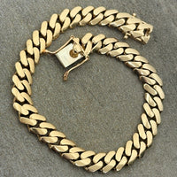 Load image into Gallery viewer, 14k Yellow Gold 8mm Miami Cuban Chain Bracelet
