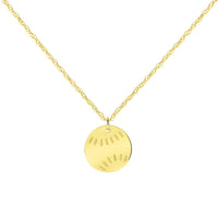 Load image into Gallery viewer, 14k Yellow Gold Mini Baseball Sports Necklace
