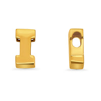 Load image into Gallery viewer, 14k Yellow Gold Uppercase Slider Letter Pendant
