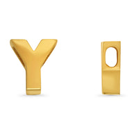 Load image into Gallery viewer, 14k Yellow Gold Uppercase Slider Letter Pendant
