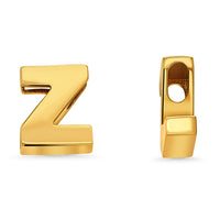 Load image into Gallery viewer, 14k Yellow Gold Uppercase Slider Letter Pendant
