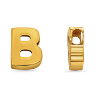 Load image into Gallery viewer, 14k Yellow Gold Uppercase Slider Letter Pendant
