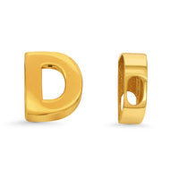 Load image into Gallery viewer, 14k Yellow Gold Uppercase Slider Letter Pendant
