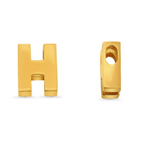 Load image into Gallery viewer, 14k Yellow Gold Uppercase Slider Letter Pendant
