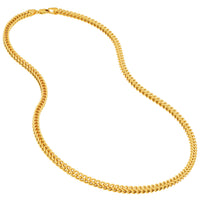 Load image into Gallery viewer, 14kYellow Gold 4mm Franco Chain Necklace
