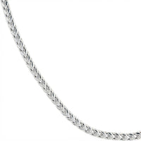 Load image into Gallery viewer, Hollow 925 Sterling Silver 2.5mm Square Franco Chain Necklace with Lobster Lock

