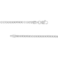 Load image into Gallery viewer, 925 Sterling Silver Box Chain with Lobster Lock
