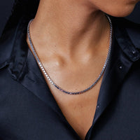 Load image into Gallery viewer, 925 Sterling Silver Box Chain with Lobster Lock
