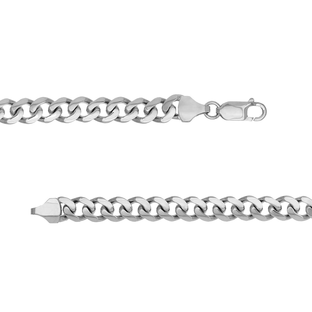 925 Sterling Silver Miami Cuban Chain Necklace