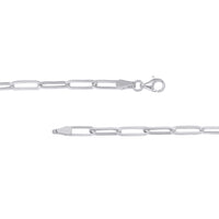 Load image into Gallery viewer, 925 Sterling Silver Paperclip Link Chain
