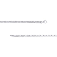 Load image into Gallery viewer, 925 Sterling Silver Round Paperclip Link Chain
