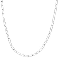 Load image into Gallery viewer, 925 Sterling Silver Round Paperclip Link Chain
