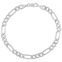 Load image into Gallery viewer, 925 Sterling Silver 10mm Figaro Chain Bracelet
