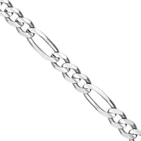 Load image into Gallery viewer, 925 Sterling Silver 5.5mm Figaro Chain Bracelet
