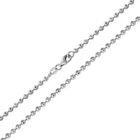 Load image into Gallery viewer, 925 Sterling Silver Ball Chain Bead Necklace
