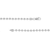 Load image into Gallery viewer, 925 Sterling Silver Ball Chain Bead Necklace
