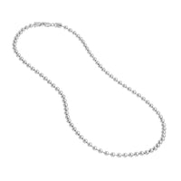 925 Sterling Silver Solid 2mm Bead Ball Chain Necklace 18 20 22 24 30 - 40 Inch 925 Sterling Silver Solid 2mm Bead Ball Chain Necklace 18 20 22 24 30 - 40 Inch