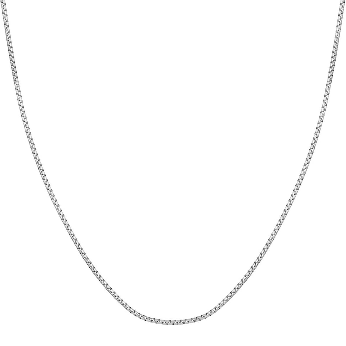 925 Sterling Silver Diamond Cut Round Box Chain