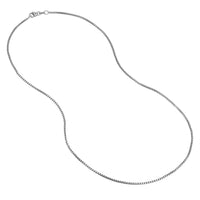 Load image into Gallery viewer, 925 Sterling Silver Diamond Cut Round Box Chain
