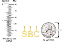 Load image into Gallery viewer, Solid 14k Yellow Gold Dainty Mini Uppercase Z Initial Charm Block Letter Pendant Necklaces
