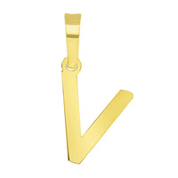 Load image into Gallery viewer, Solid 14k Yellow Gold Dainty Mini Uppercase Initial Charm Block Letter Pendant Necklaces with Curb Cuban Chain
