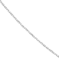 Load image into Gallery viewer, 14K Yellow Gold, White Gold or Rose Gold 1.05mm Diamond-Cut Cable Chain Necklace with Lobster Lock and Adjustable Slider Bead
