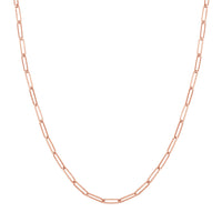 Load image into Gallery viewer, Solid 14K Gold 3.95mm Designer Long Link Chain Necklace
