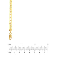 Load image into Gallery viewer, Solid 14K Gold 3.5mm Mariner Chain Necklace with Lobster Lock
