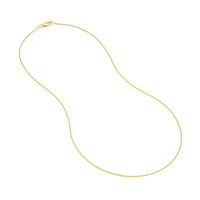 Load image into Gallery viewer, 14K Two-Tone Gold 1mm Wheat Chain Necklace with Lobster Lock
