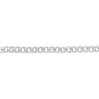 Load image into Gallery viewer, Solid 14K Yellow Gold or White Gold 4.5mm Curb Cuban Concave Chain Necklace with Lobster Lock
