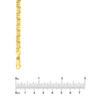 Load image into Gallery viewer, Solid 14K Gold 5.5mm Flat Mariner Chain Necklace with Lobster Lock - Yellow Gold or White Gold
