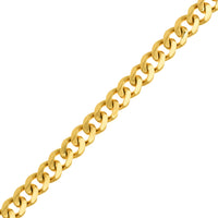 Load image into Gallery viewer, Solid 14K Yellow Gold 7mm Classic Miami Cuban Chain Necklace with Lobster Lock
