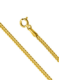 Load image into Gallery viewer, Solid 14K Yellow Gold Miami Cuban Link Chain Curb Necklace 1.8mm
