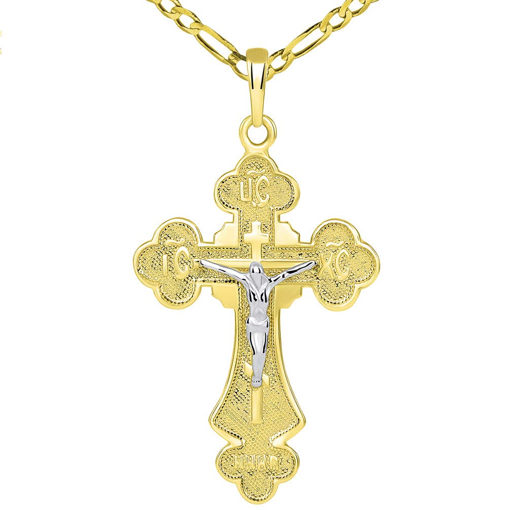 Claddagh Gold Sterling Silver Lebanese Cedar Tree Pendant With Cut-Out Cross - Handcrafted In USA - View #7