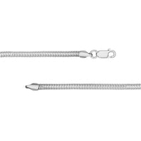 Load image into Gallery viewer, Hollow 925 Sterling Silver Snake Chain Necklace
