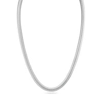 Load image into Gallery viewer, Hollow 925 Sterling Silver Snake Chain Necklace
