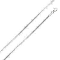 Load image into Gallery viewer, Hollow 925 Sterling Silver Snake Chain Necklace
